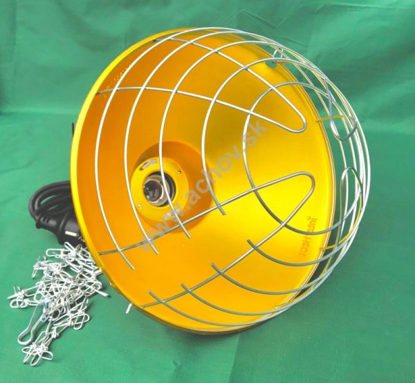 Lampa  na infra žiarovku 30cm. s krytom bez vypínača - Image 3