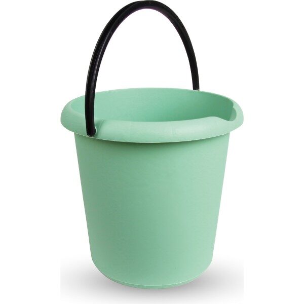 vedro plastové 5l.Mika zelená s výlevkou