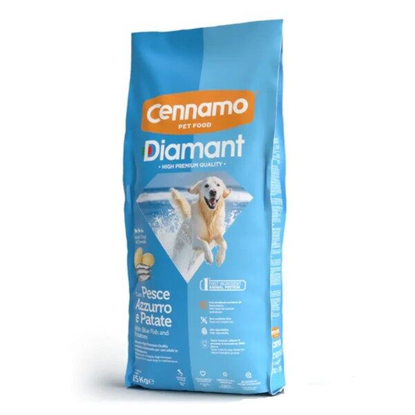 granule pre psa DIAMANT Adult 3kg. mini pesce azuro
